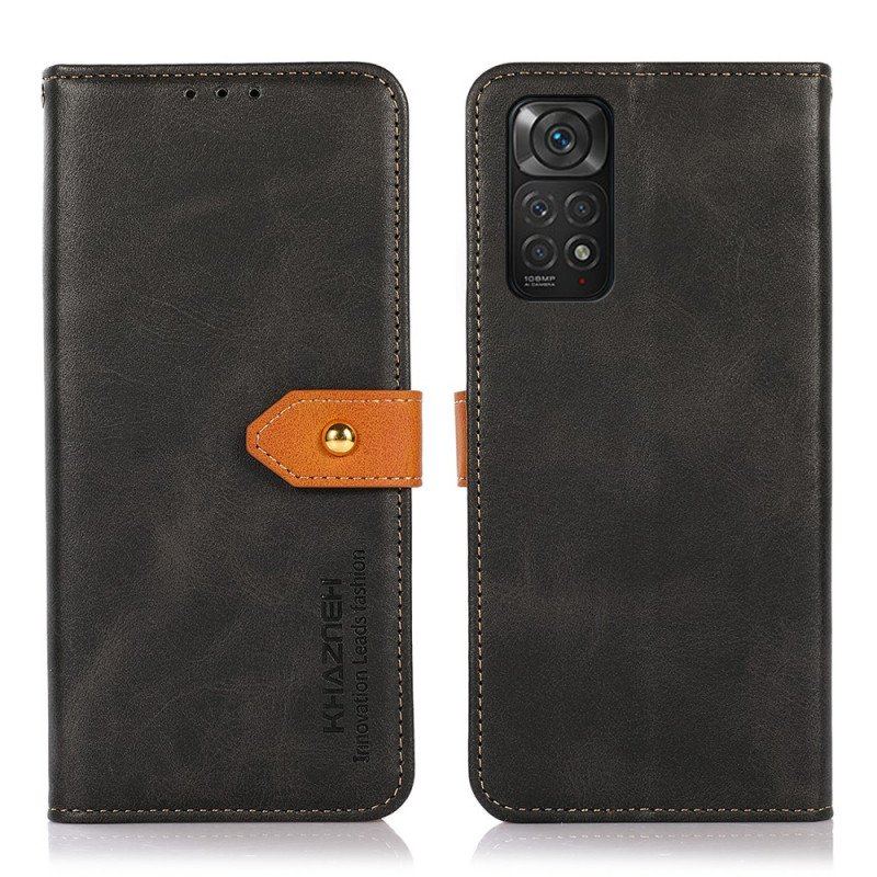 Etui Folio do Xiaomi Redmi Note 11 / 11S Z Paskiem Khazneh