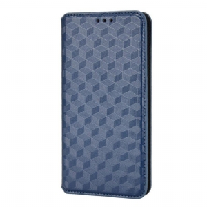 Etui Na Telefon do Xiaomi Redmi Note 11 / 11S Etui Folio Efekt Diamentowej Skóry 3d