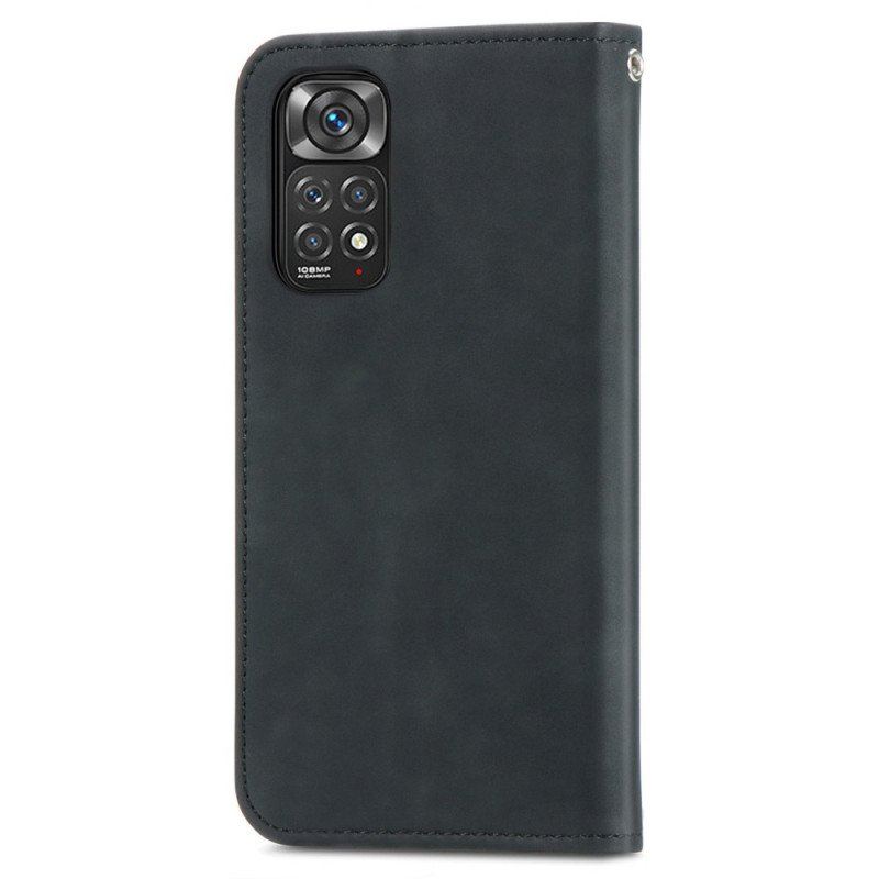 Etui Na Telefon do Xiaomi Redmi Note 11 / 11S Etui Folio Efekt Skóry Vintage