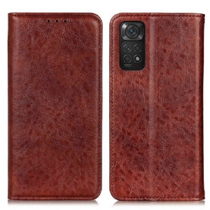 Etui Na Telefon do Xiaomi Redmi Note 11 / 11S Etui Folio Rzemienna Tekstura