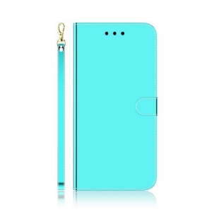 Etui Na Telefon Pokrowce do Xiaomi Redmi Note 11 / 11S Osłona Lusterka Ze Sztucznej Skóry