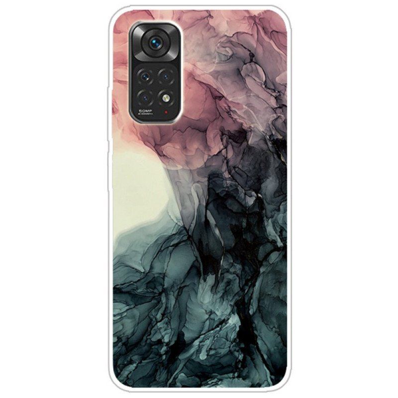 Futerały do Xiaomi Redmi Note 11 / 11S Kolorowy Marmur