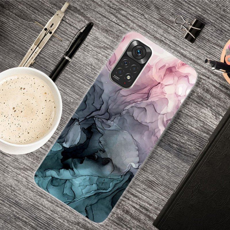 Futerały do Xiaomi Redmi Note 11 / 11S Kolorowy Marmur