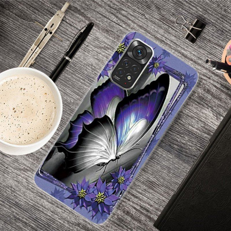 Futerały do Xiaomi Redmi Note 11 / 11S Królewski Motyl