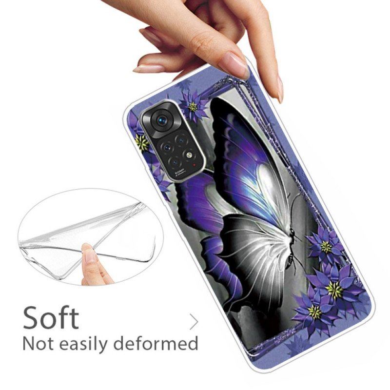 Futerały do Xiaomi Redmi Note 11 / 11S Królewski Motyl