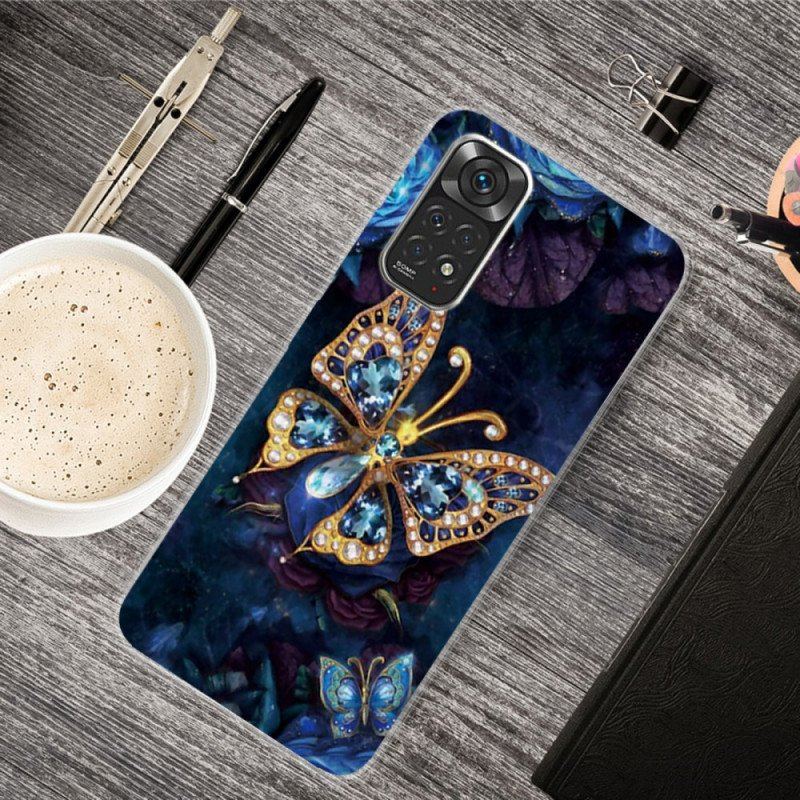 Futerały do Xiaomi Redmi Note 11 / 11S Złoty Motyl