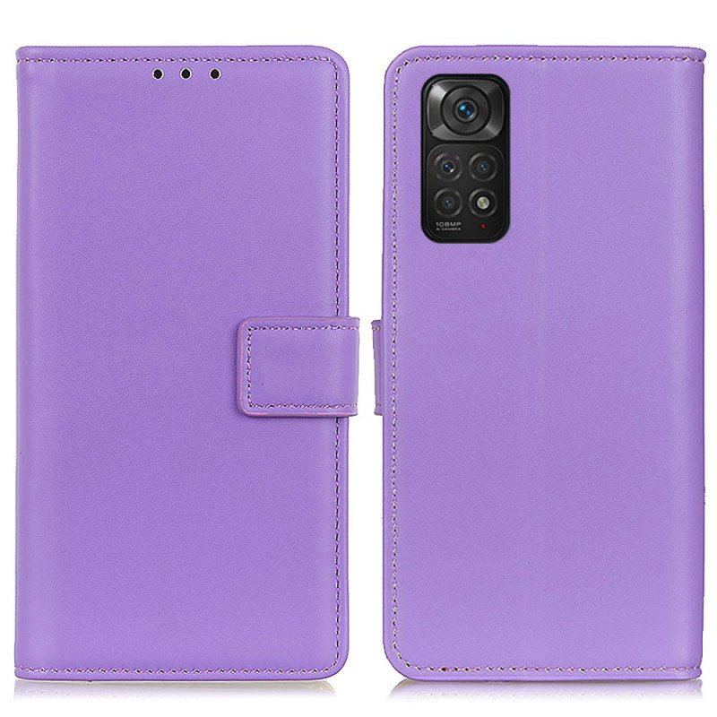 Obudowa Etui Na Telefon do Xiaomi Redmi Note 11 / 11S Zwykła Sztuczna Skóra