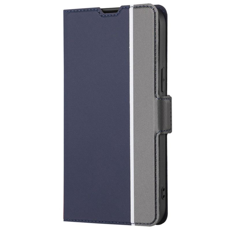 Etui Folio Oneplus 12 5g Bardzo Delikatny Dwukolorowy