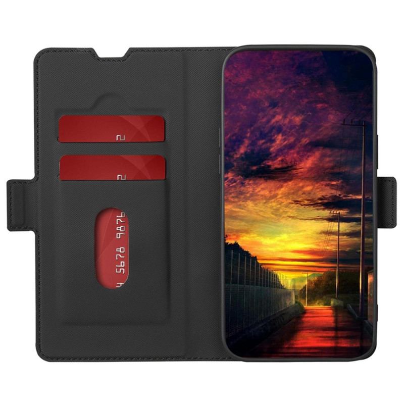 Etui Folio Oneplus 12 5g Bardzo Delikatny Dwukolorowy