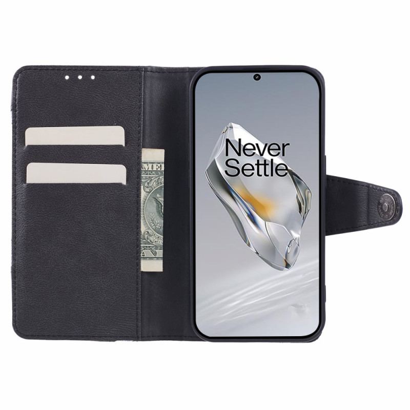 Etui Folio Oneplus 12 5g Bi-tekstura