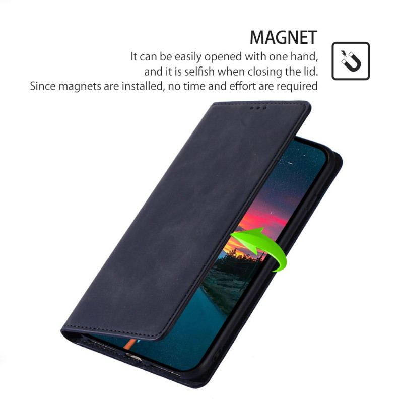 Flip Kotelot Oneplus 12 5g Zamszowy Styl Etui Ochronne