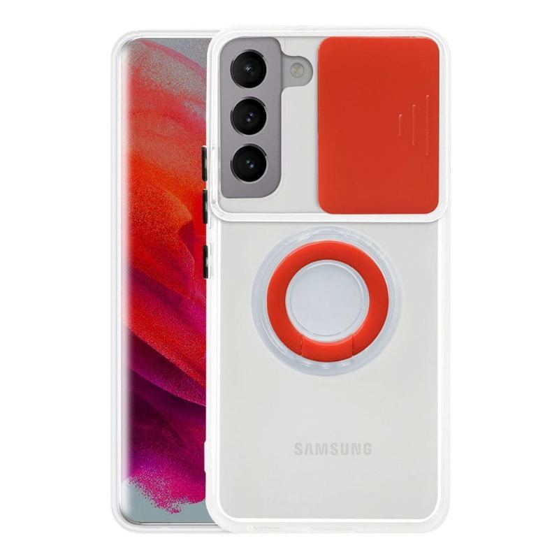 Etui do Samsung Galaxy S22 Plus 5G Classic Z Pierścieniem I Osłoną Kamery