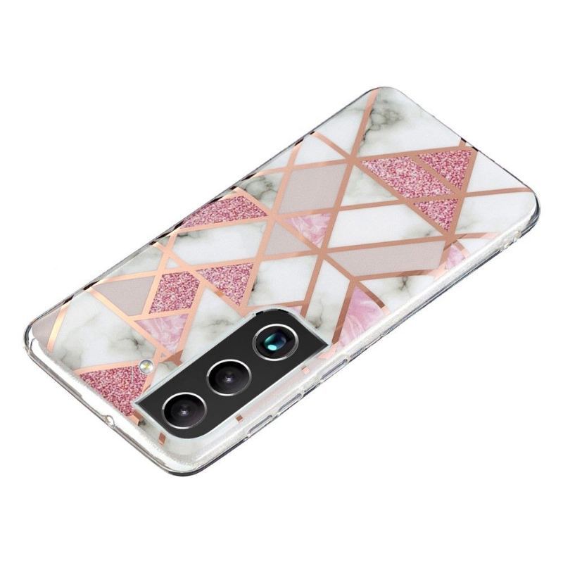 Etui do Samsung Galaxy S22 Plus 5G Silikonowa Geometria