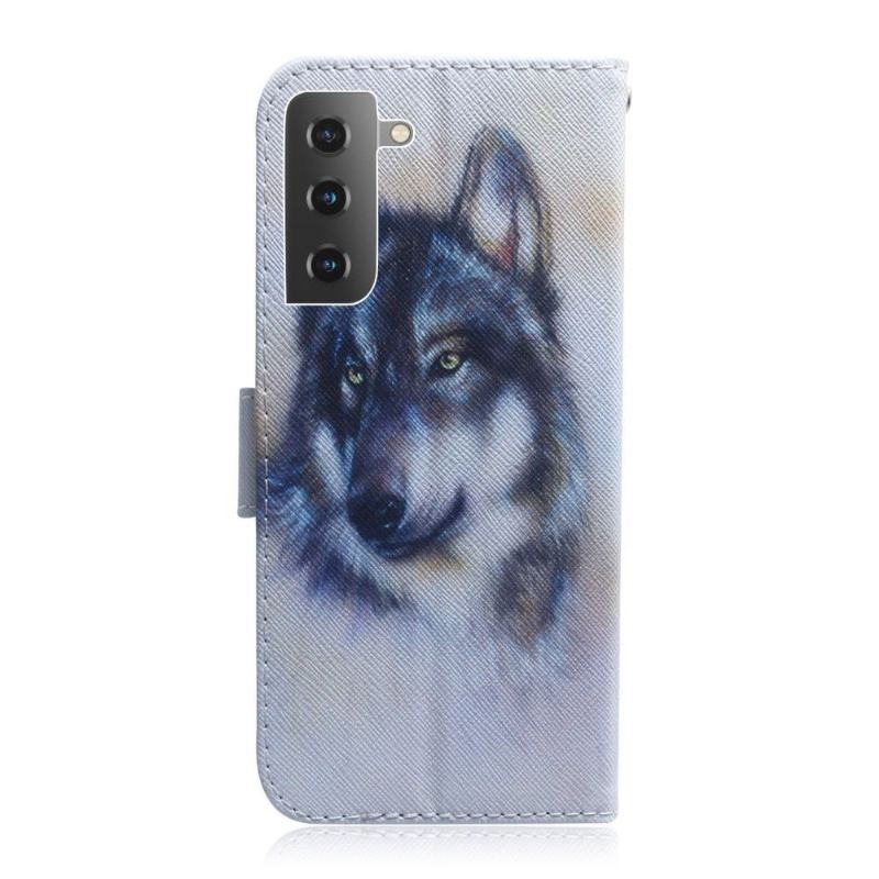 Etui do Samsung Galaxy S22 Plus 5G Wilk Funkcja Wsparcia