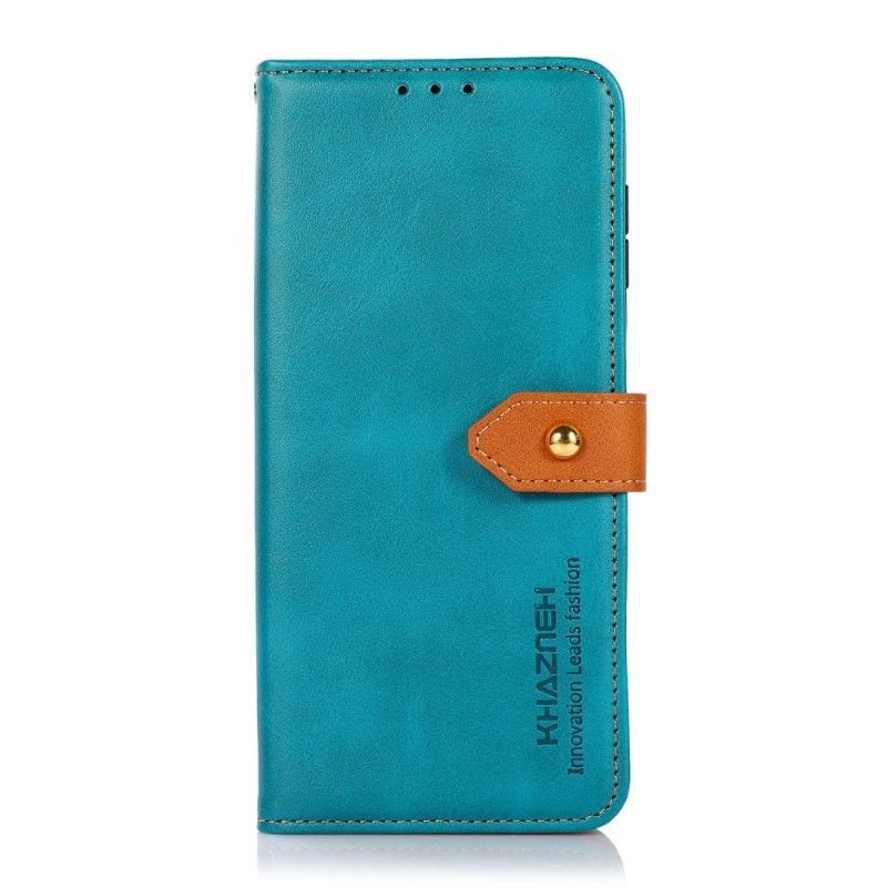 Etui Folio do Samsung Galaxy S22 Plus 5G Khazneh Bicolor Sztuczna Skóra