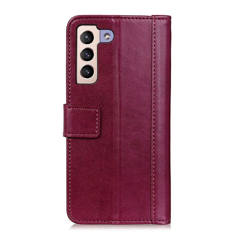 Etui Folio do Samsung Galaxy S22 Plus 5G Obrzeża Skórzany Futerał Cerena Faux Leather Folio