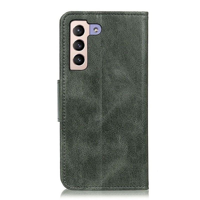 Etui Folio do Samsung Galaxy S22 Plus 5G Skórzany Futerał Funkcja Wsparcia Faux Leather