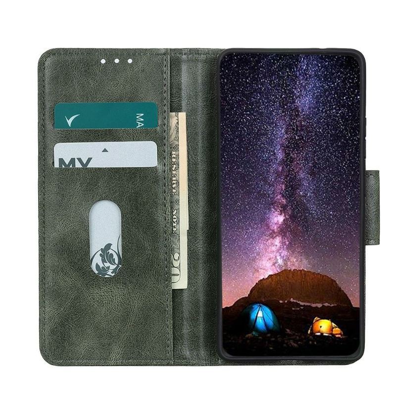 Etui Folio do Samsung Galaxy S22 Plus 5G Skórzany Futerał Funkcja Wsparcia Faux Leather