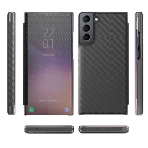 Etui Na Telefon do Samsung Galaxy S22 Plus 5G Etui Folio Włókno Węglowe