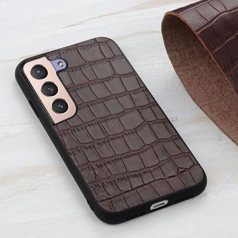 Futerały do Samsung Galaxy S22 Plus 5G Chic Croco Skin Look