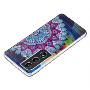 Futerały do Samsung Galaxy S22 Plus 5G Obrzeża Luminous Colorful Mandala