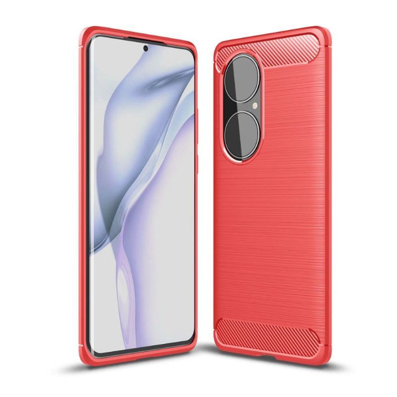 Etui do Huawei P50 Pro Anti-fall Silikonowy Efekt Szczotkowania