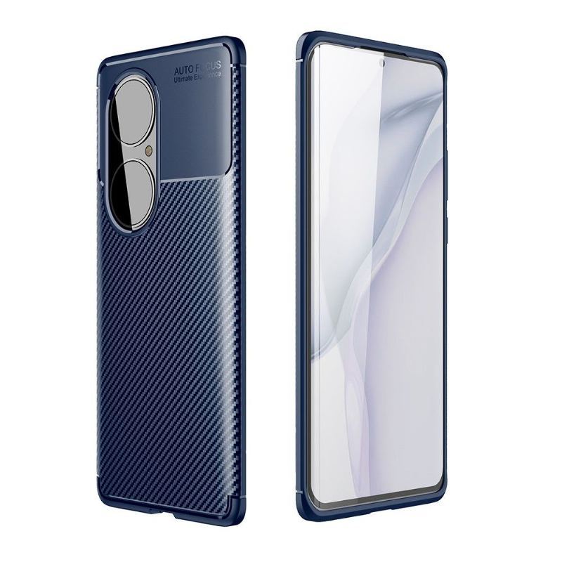 Etui do Huawei P50 Pro Biznes Styl Włókna Węglowego