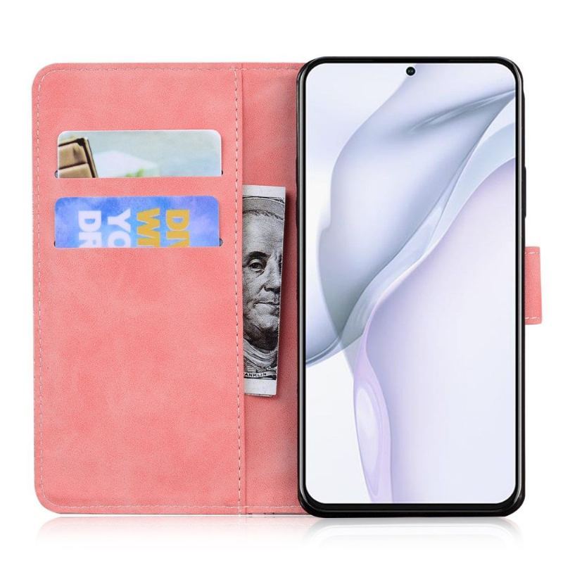 Etui Folio do Huawei P50 Pro Classic Exbossed Tiger