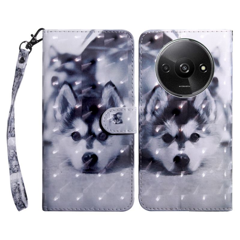 Etui Folio Do Poco C61 Husky Z Paskiem