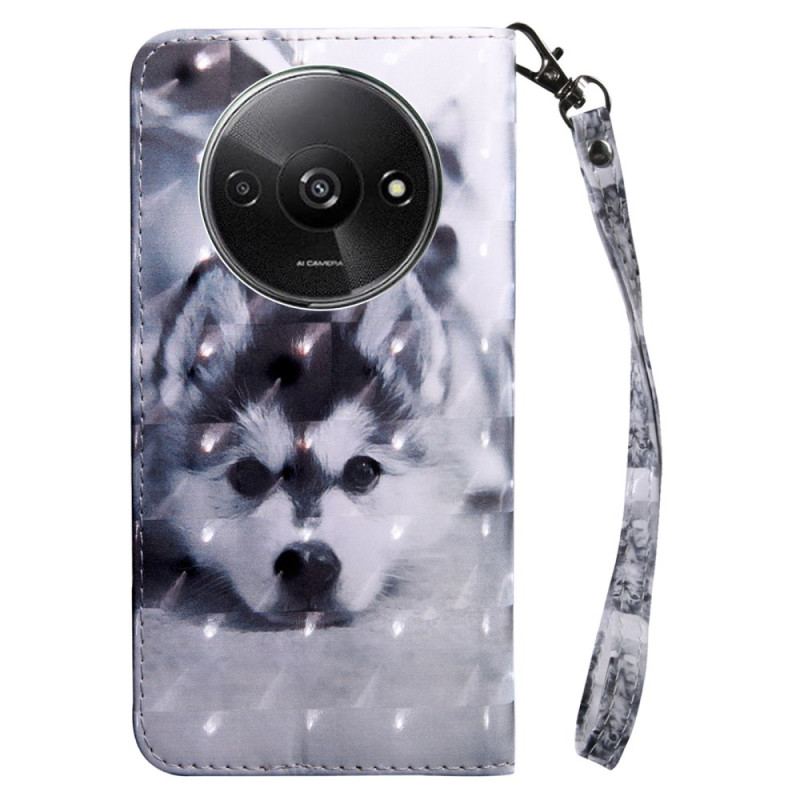 Etui Folio Do Poco C61 Husky Z Paskiem