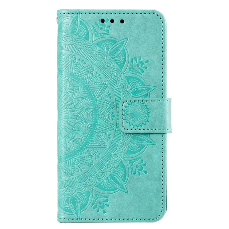 Etui Folio Poco C61 Mandala Słońce Z Paskiem