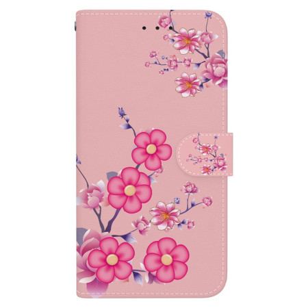 Etui Folio Poco C61 Wzór Sakura Z Paskiem Etui Ochronne