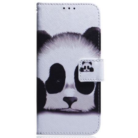 Skórzany Futerał Poco C61 Etui Na Telefon Panda