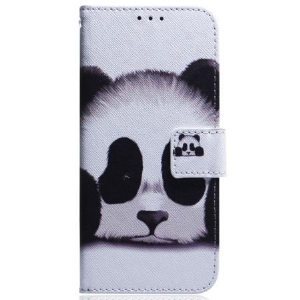 Skórzany Futerał Poco C61 Etui Na Telefon Panda