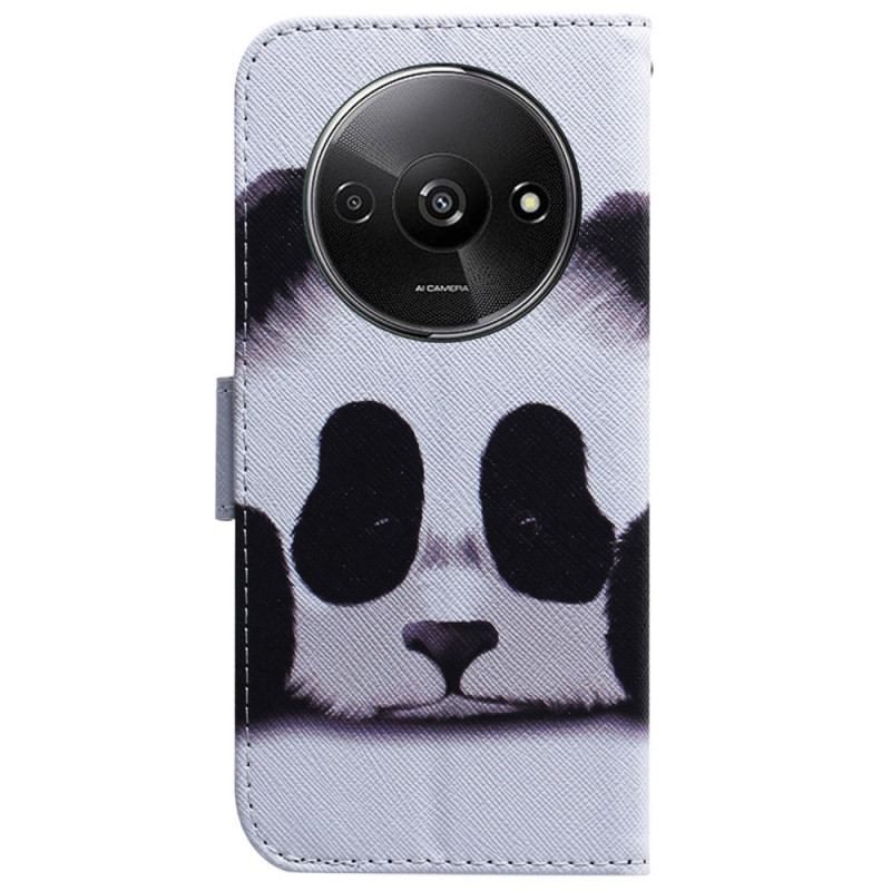 Skórzany Futerał Poco C61 Etui Na Telefon Panda