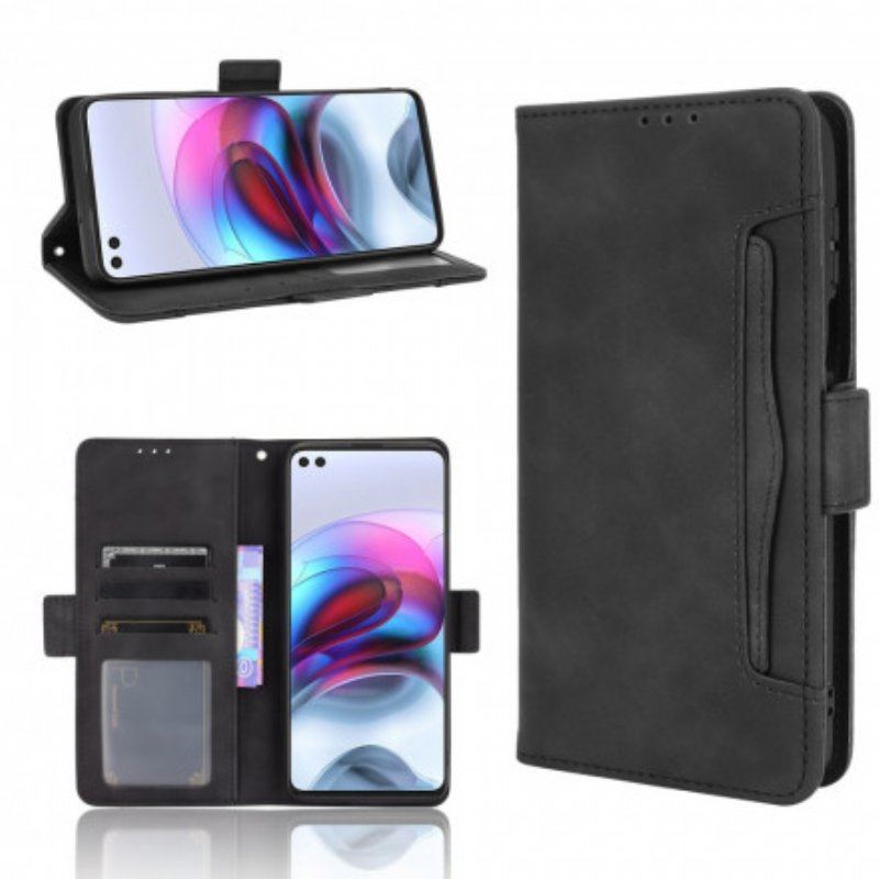 Etui Folio do Moto G100 Wielokartowa Klasa Premier