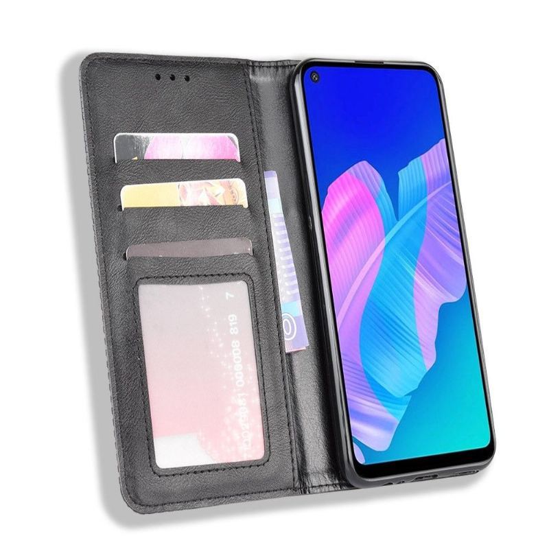 Etui do Huawei P40 Lite E Anti-fall Cirénius Style Skóra