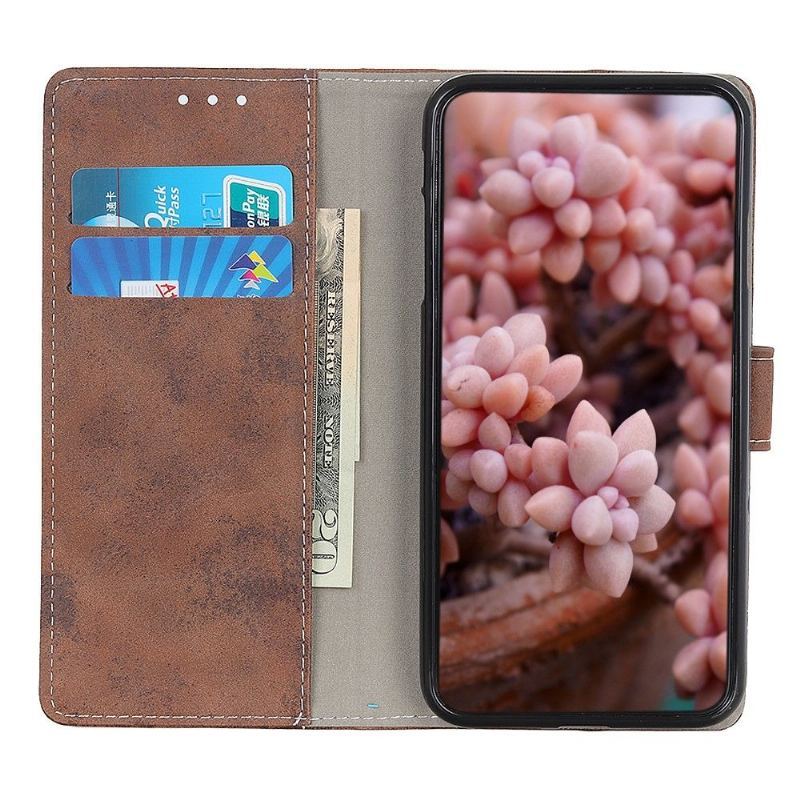 Etui do Huawei P40 Lite E Anti-fall Cyrius Faux Leather Vintage