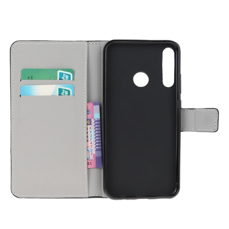 Etui Folio do Huawei P40 Lite E Classic Japońskie Drzewo Morelowe