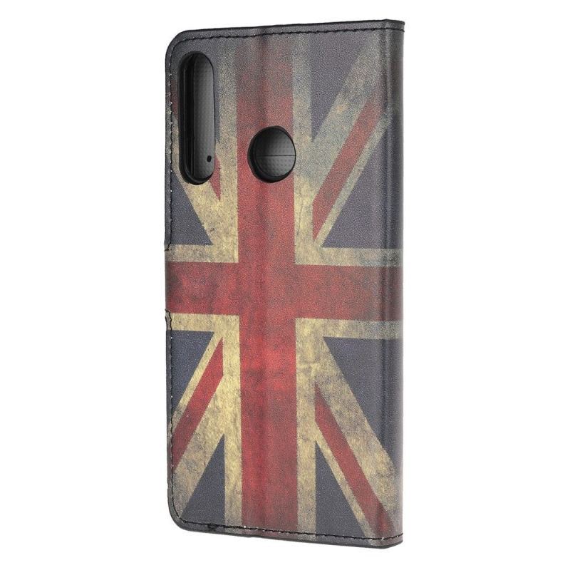 Etui Folio do Huawei P40 Lite E Classic Vintage Flaga Brytyjska