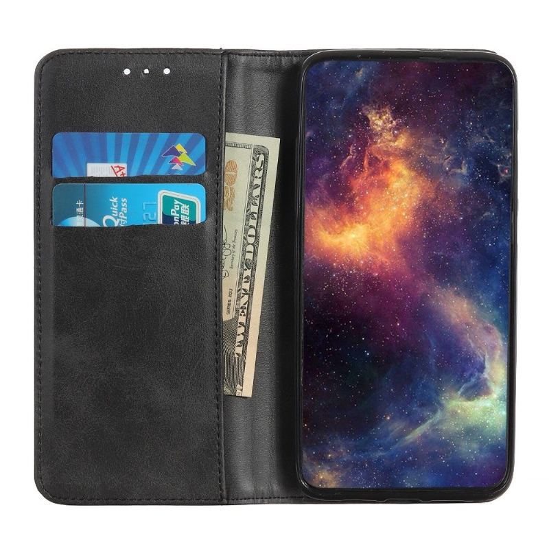 Etui Folio do Huawei P40 Lite E Skórzany Futerał Simone Aged Imitacja Skóry