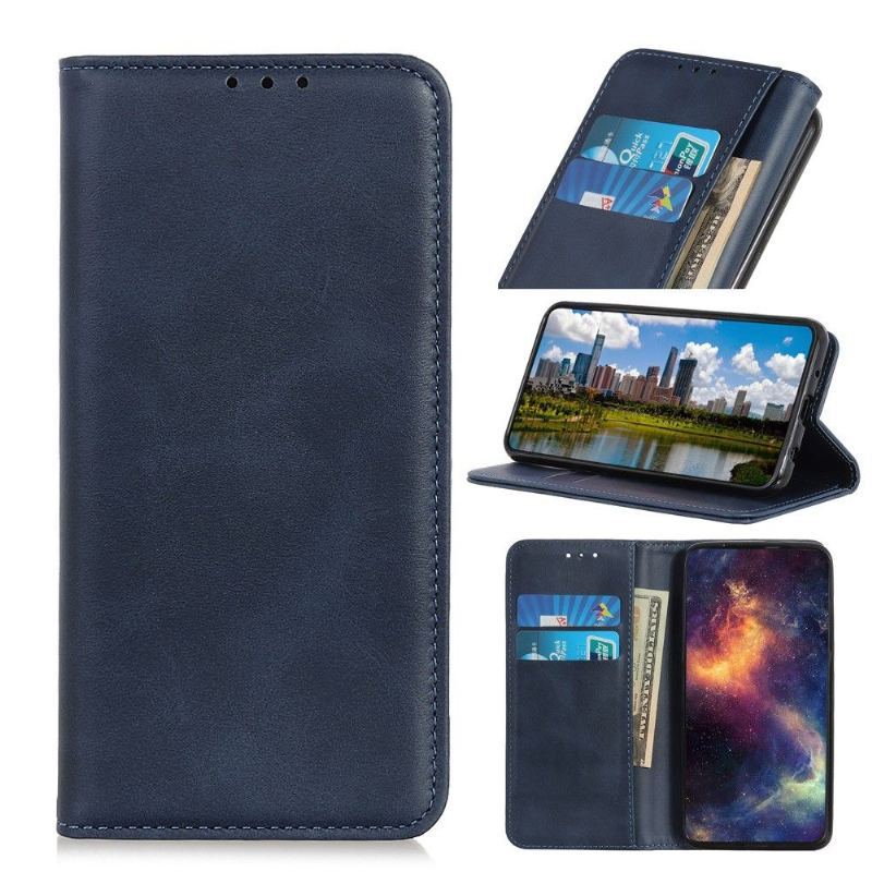 Etui Folio do Huawei P40 Lite E Skórzany Futerał Simone Aged Imitacja Skóry