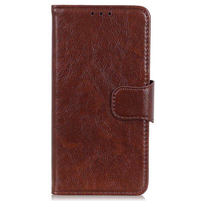 Etui Folio do Xiaomi Redmi Note 12 4G Dwoina Skóry Nappa