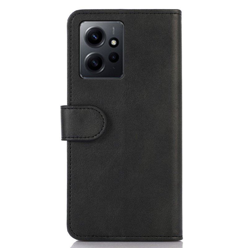 Etui Folio do Xiaomi Redmi Note 12 4G Efekt Skóry