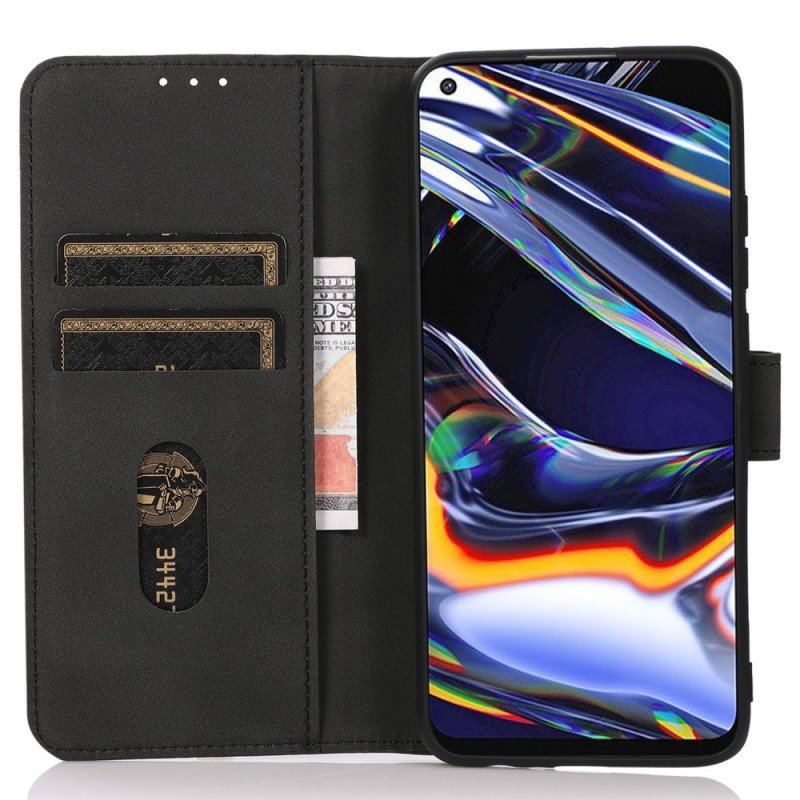 Etui Folio do Xiaomi Redmi Note 12 4G Efekt Skóry Khazneh