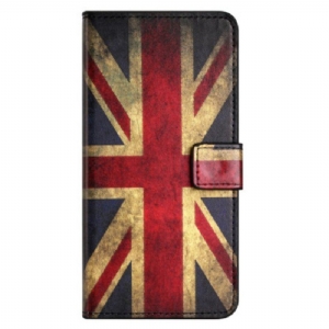 Etui Folio do Xiaomi Redmi Note 12 4G Flaga Angielska