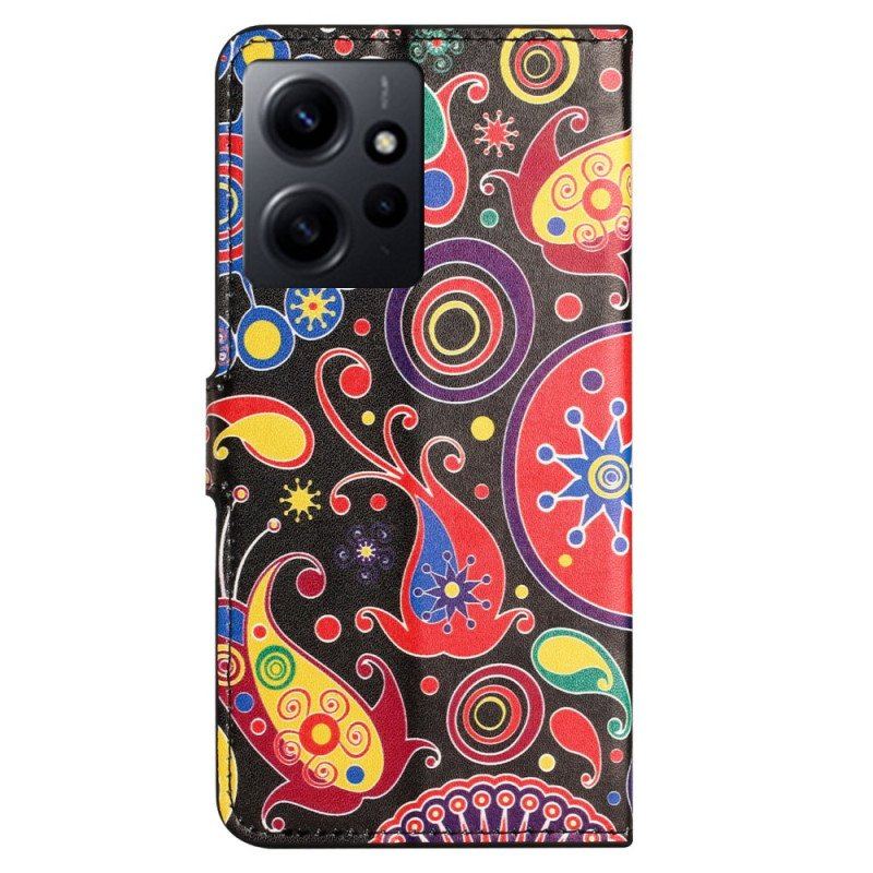 Etui Folio do Xiaomi Redmi Note 12 4G Paisley