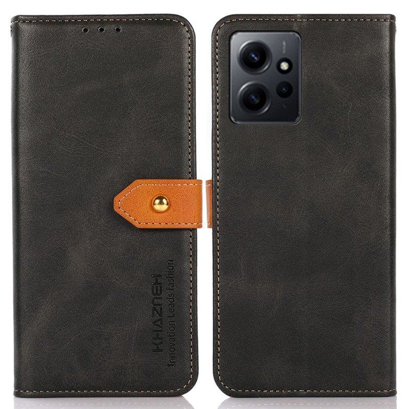 Etui Folio do Xiaomi Redmi Note 12 4G Z Paskiem Khazneh