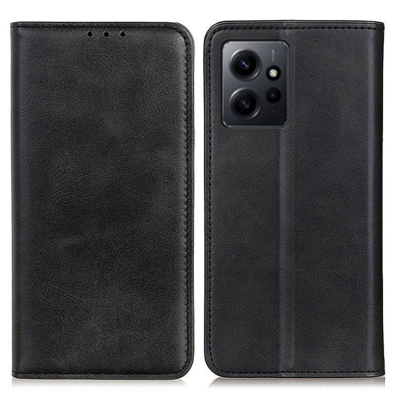 Etui Na Telefon do Xiaomi Redmi Note 12 4G Etui Folio Elegancka Dwoina Skórzana