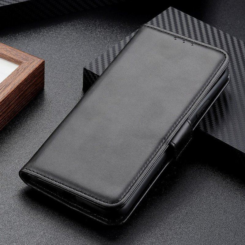 Etui Na Telefon do Xiaomi Redmi Note 12 4G Etui Folio Elegancka Dwoina Skórzana